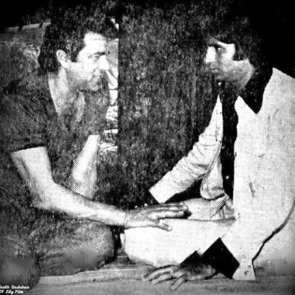  Throwback: Amitabh Bachchan shared an image of Dharmendra and himself on sets of Sholay 