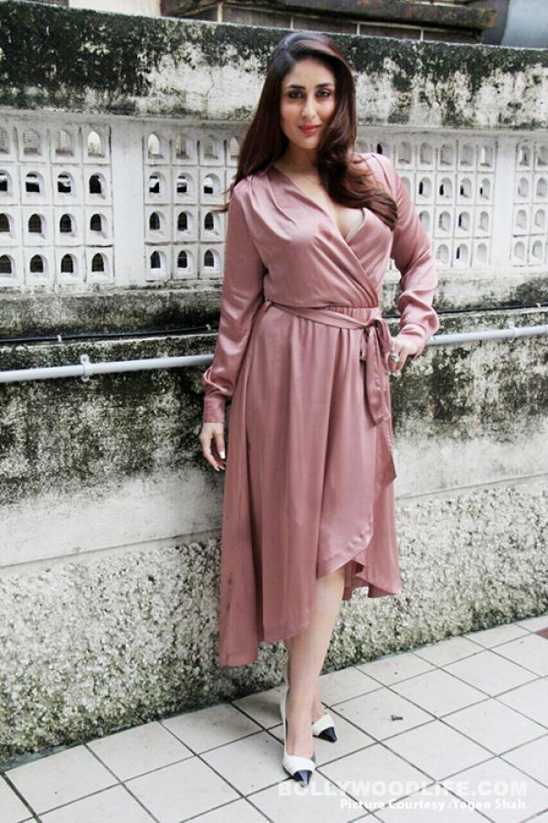 Hey pretty woman! Kareena Kapoor Khan steps out in a lusty dusty pink satin dress – yay or nay?