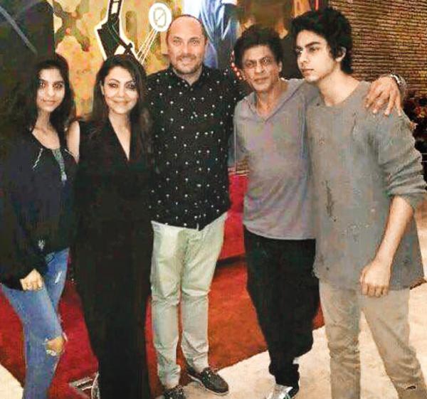 Why is AbRam missing in SRK's family pic with Gauri, Aryan and Suhana?