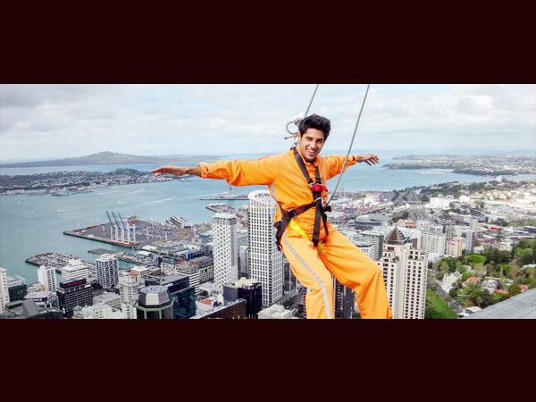 Sidharth Malhotra talks about learning urban rappelling 