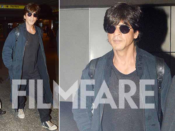 Shah Rukh Khan is one hot sight at the airport 