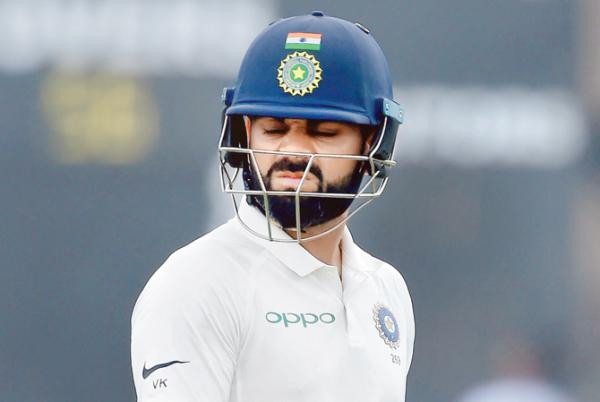 Galle Test: Virat Kohli edged out for a low score yet again