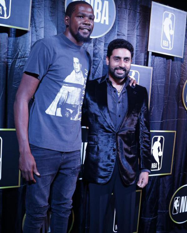  Check out: Abhishek Bachchan meets NBA player Kevin Durant 
