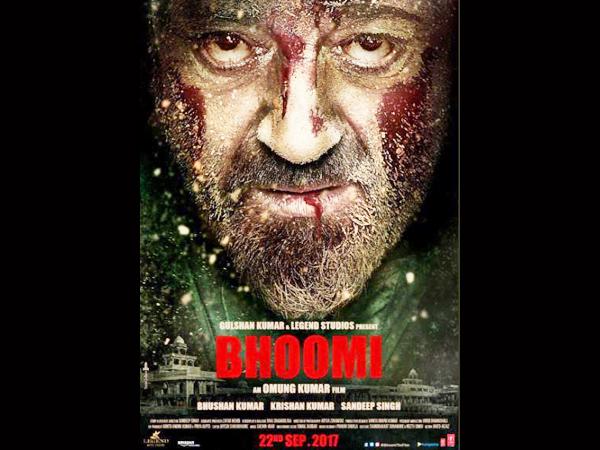 Bhumis poster featuring Sanjay Dutt is intense 