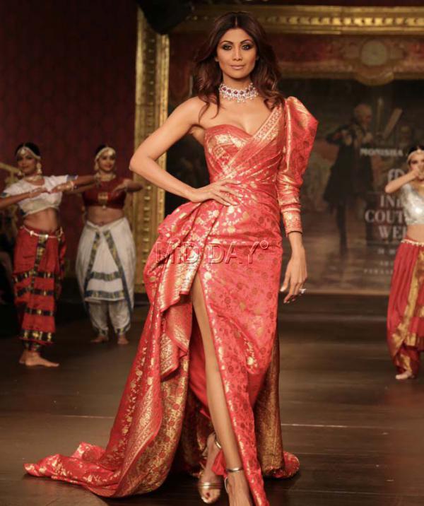 Shilpa Shetty looks like a goddess as she rules the runway