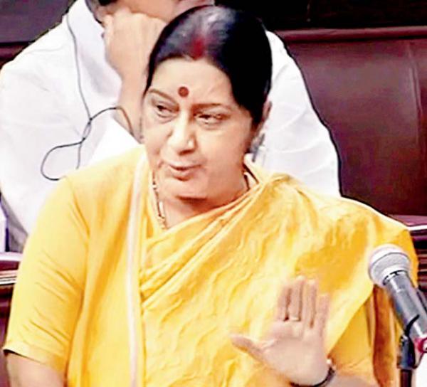 Wisdom is to resolve Doka La issue diplomatically: Sushma Swaraj