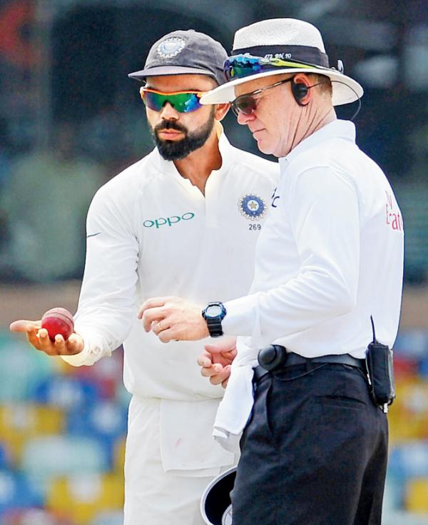 Virat Kohli not only ensures Team India shines, but the balls too