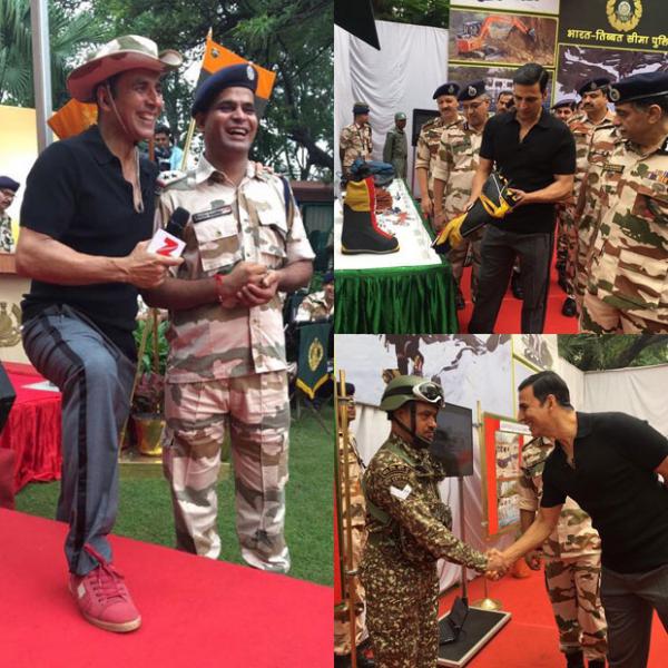  RESPECT! Akshay Kumar interacts with Indo-Tibetan Border Police officers 