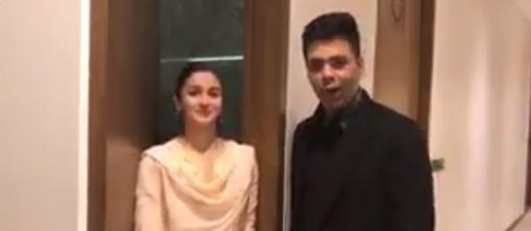  WATCH: Alia Bhatt and Karan Johar join the Toilet- Ek Prem Katha promotional bandwagon 