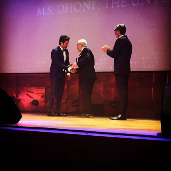  Sushant Singh Rajput wins Best Actor at the Indian Film Festival of Melbourne 
