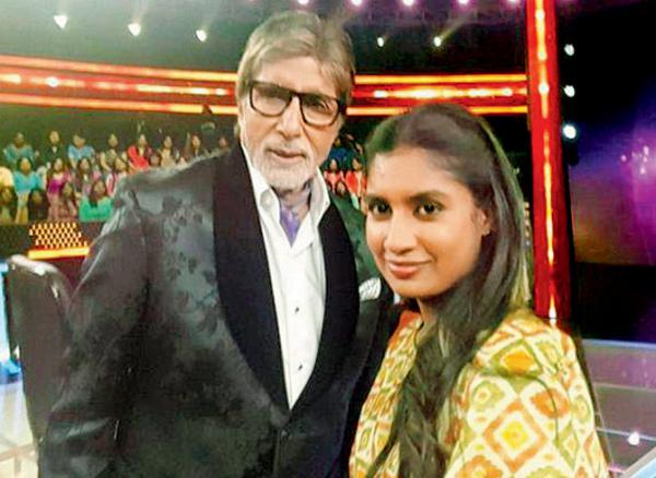 Mithali Raj's cool selfie with Amitabh Bachchan on 'Kaun Banega Crorepati' sets