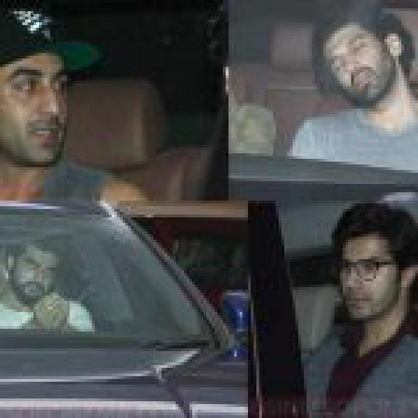 Boys Night Out: Ranbir Kapoor, Arjun Kapoor, Varun Dhawan Party Hard At Karan Johar’s House