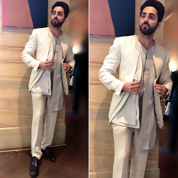 Ayushmann Khurrana gets his dapper style game on point while promoting Shubh Mangal Savdhan – View Pics