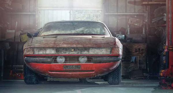 This One-Of-A-Kind Ferrari Daytona Was Rusting In A Barn Till It Was Auctioned For INR 13Cr