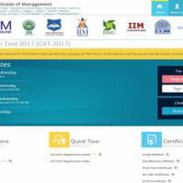 CAT 2017: Registration ends today at 5 pm; how to apply on iimcat.ac.in