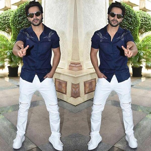 Varun Dhawan brings out his casual best while promoting Judwaa 2 – view pics