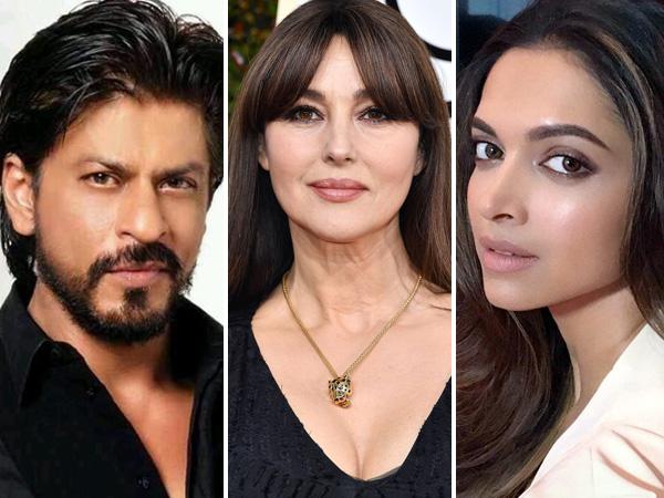 Monica Bellucci wishes to meet Shah Rukh Khan and Deepika Padukone 