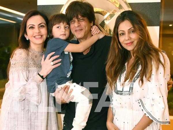 These are the cutest photos of AbRam Khan with Shah Rukh Khan and Gauri Khan along with Nita Ambani 