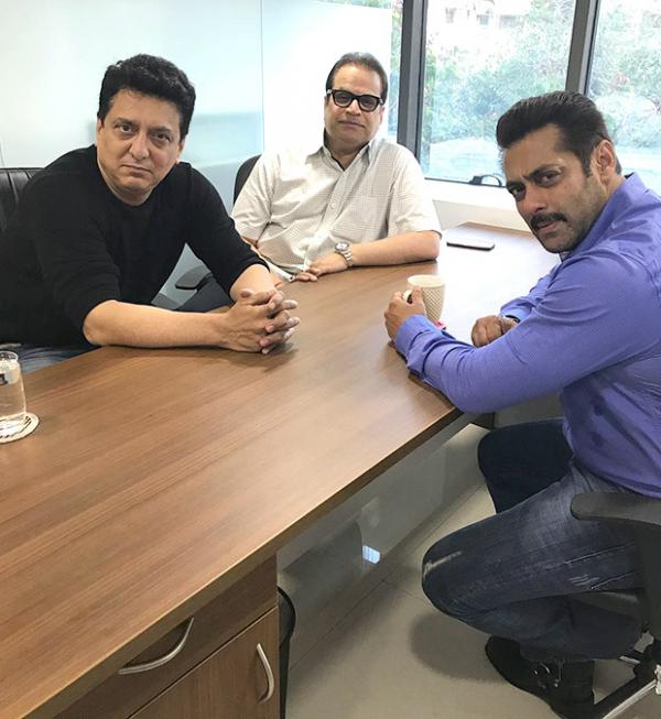 Check out: Salman Khan meets producers Sajid Nadiadwala and Ramesh Taurani 