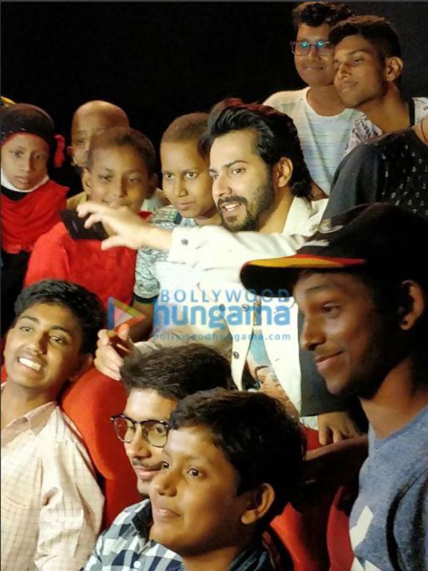  Check out: Varun Dhawan holds a special screening of Judwaa 2 for cancer-stricken kids 
