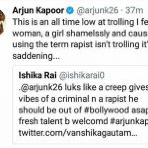 A Woman Calls Arjun Kapoor A Creep And Rapist, Here’s How The Actor Reacted!