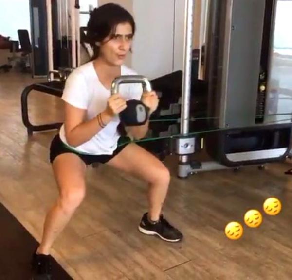 Fatima Sana Shaikh is sweating it out for 'Thugs Of Hindostan'