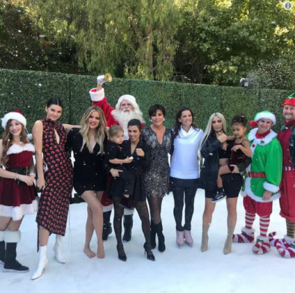 Kardashian Christmas Photo Released... But Where's Kylie?!?