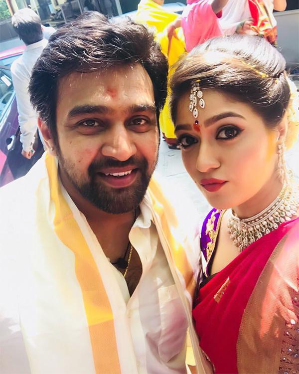 Kannada actors Meghna Raj and Chiranjeevi Sarja get engaged in a private ceremony – view pics