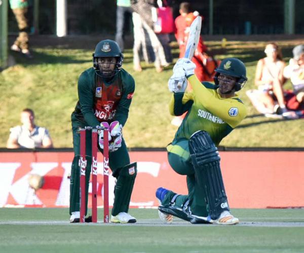 T20I: South Africa registered a 20-run win against Bangladesh