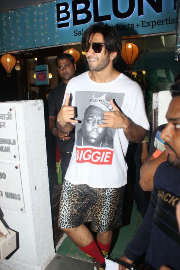  WOAH! Ranveer Singh was spotted in his new look and we wonder what it is for 
