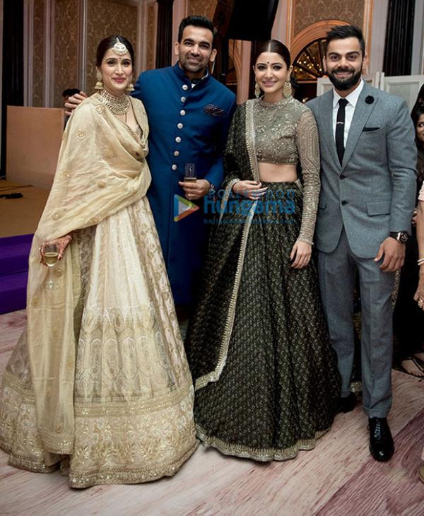  INSIDE PHOTOS: Virat Kohli, Anushka Sharma, Sushmita Sen and others add glamour to Zaheer Khan- Sagarika Ghatge's wedding reception! 