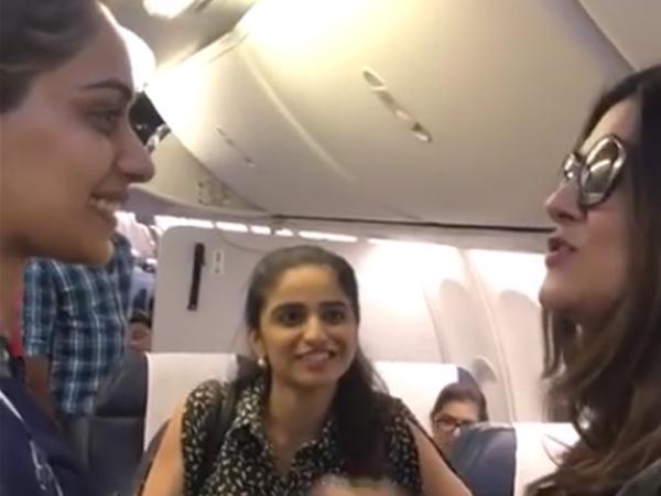 Video When Miss World Manushi Chillar met Miss Universe Sushmita Sen  