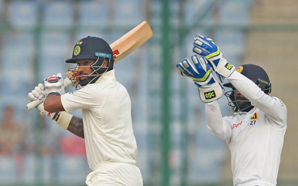 Delhi Test: Dhawan, Pujara keep India steady at 51/2 at lunch on Day 4