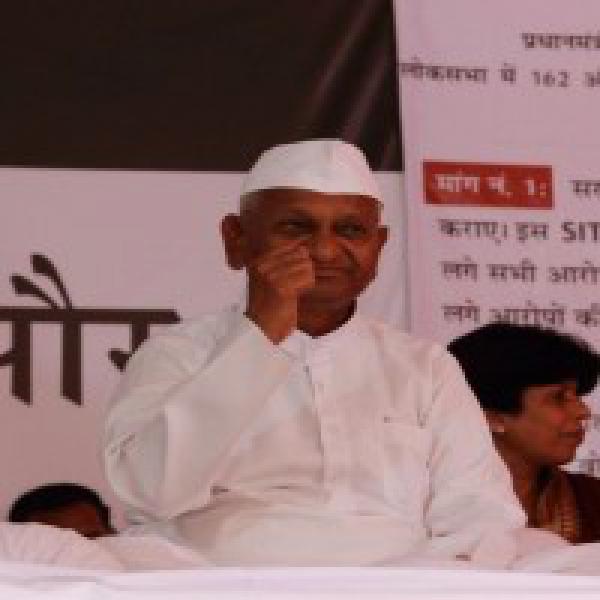 Anna Hazare announces protest against Centre on March 23