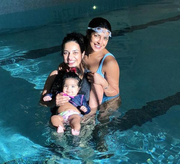  WATCH: Priyanka Chopra gives her little niece swimming lessons in this adorable video! 