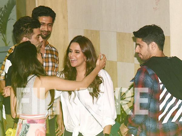 Is this a hint of a new collaboration? Sidharth Malhotra Karan Johar and Vicky Kaushal chill together 