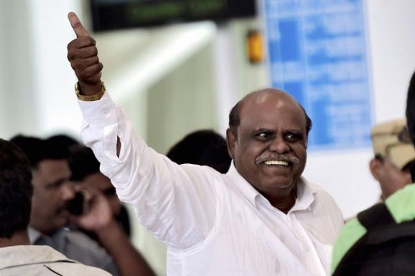 Ex-HC judge C S Karnan to be released from jail on December 20