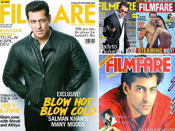 Birthday Special: Salman Khanâs first Filmfare to the latest 