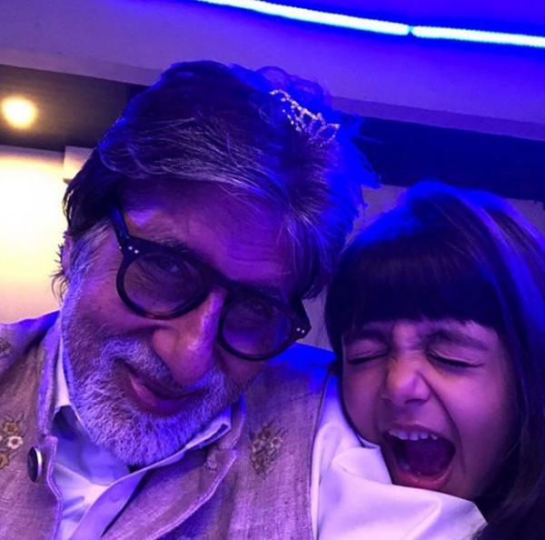 Amitabh Bachchan and Aaradhya Bachchan's picture is adorable!