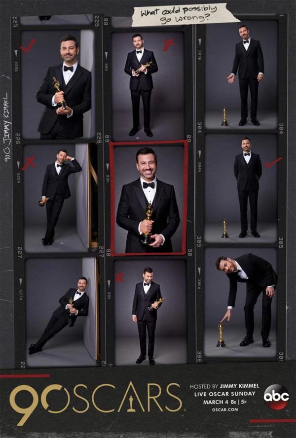 The Academy reveals first Oscars poster with Jimmy Kimmel