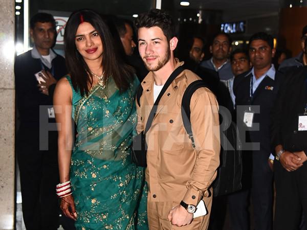 Priyanka Chopra and Nick Jonas reach New Delhi 