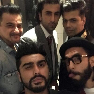  Inside Pics: Ranveer Singh, Ranbir Kapoor, Karan Johar crash into Arjun Kapoor’s house to ring in his 32nd birthday 