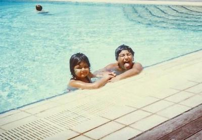  Throwback: Toddlers Arjun Kapoor and sister Anshula Kapoor get goofy while swimming 