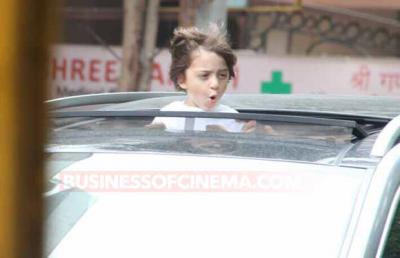 PHOTOS: Shah Rukh Khan’s Son AbRam Khan Enjoying A Car Ride Will Make You Go Awww
