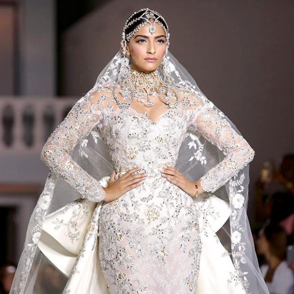  WOW! Sonam Kapoor is a vision in white as a showstopper at Paris Fashion Week 2017 