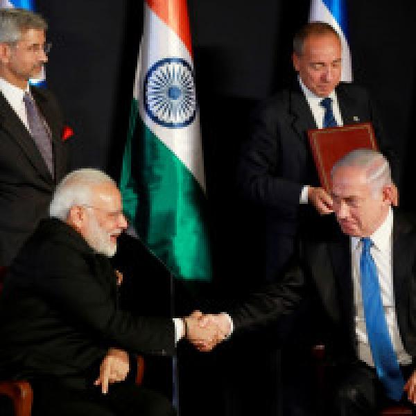 PM Modi, Netanyahu discuss Israeli-Palestinian peace process