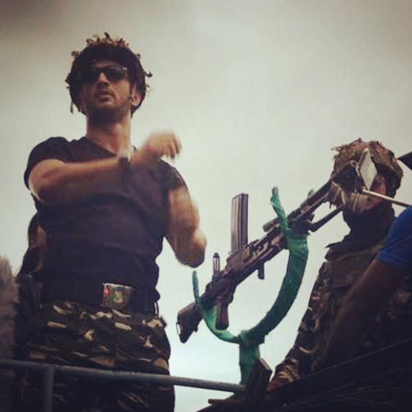  Watch: Sushant Singh Rajput does commando training with CRPF Jawans in Manipur 