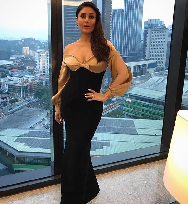 Kareena Kapoor Khan in a black and gold dress is a vision to behold as she raises a stylish storm in Malaysia