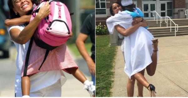 From KG to graduation: Girl recreates heartwarming moment with mom