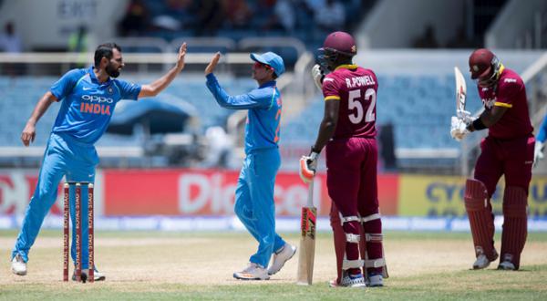 Mohammad Shami scalps four, India restrict West Indies to 250/9 in fifth ODI